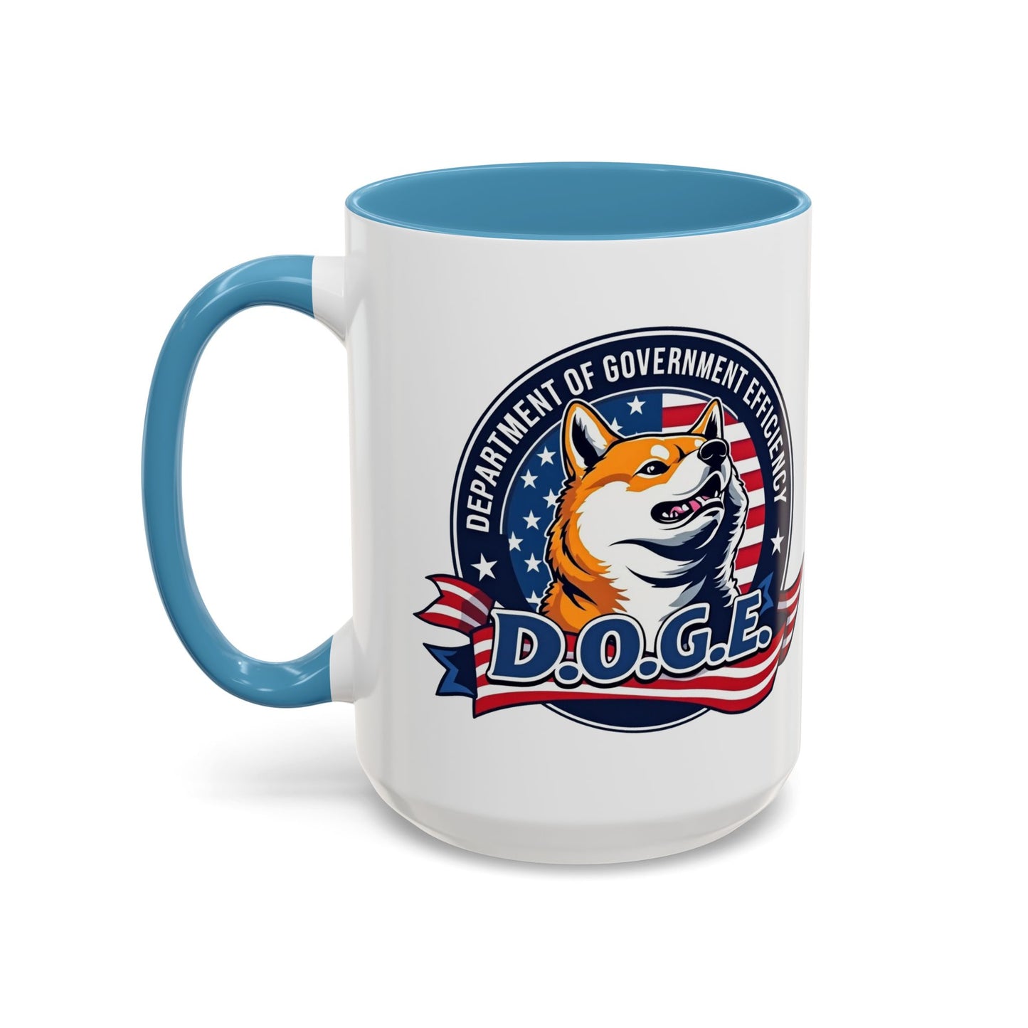 D.O.G.E. Accent Coffee Mug - Perfect Gift for DOGE Lovers and Meme Enthusiasts