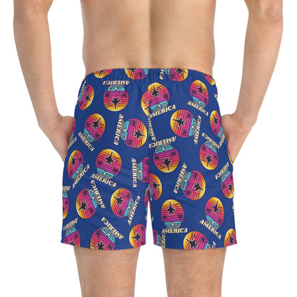 Gulf of America Retro Swim Trunks