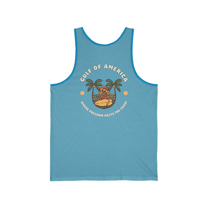 Where Freedom Meets the Coast - Unisex Jersey Tank