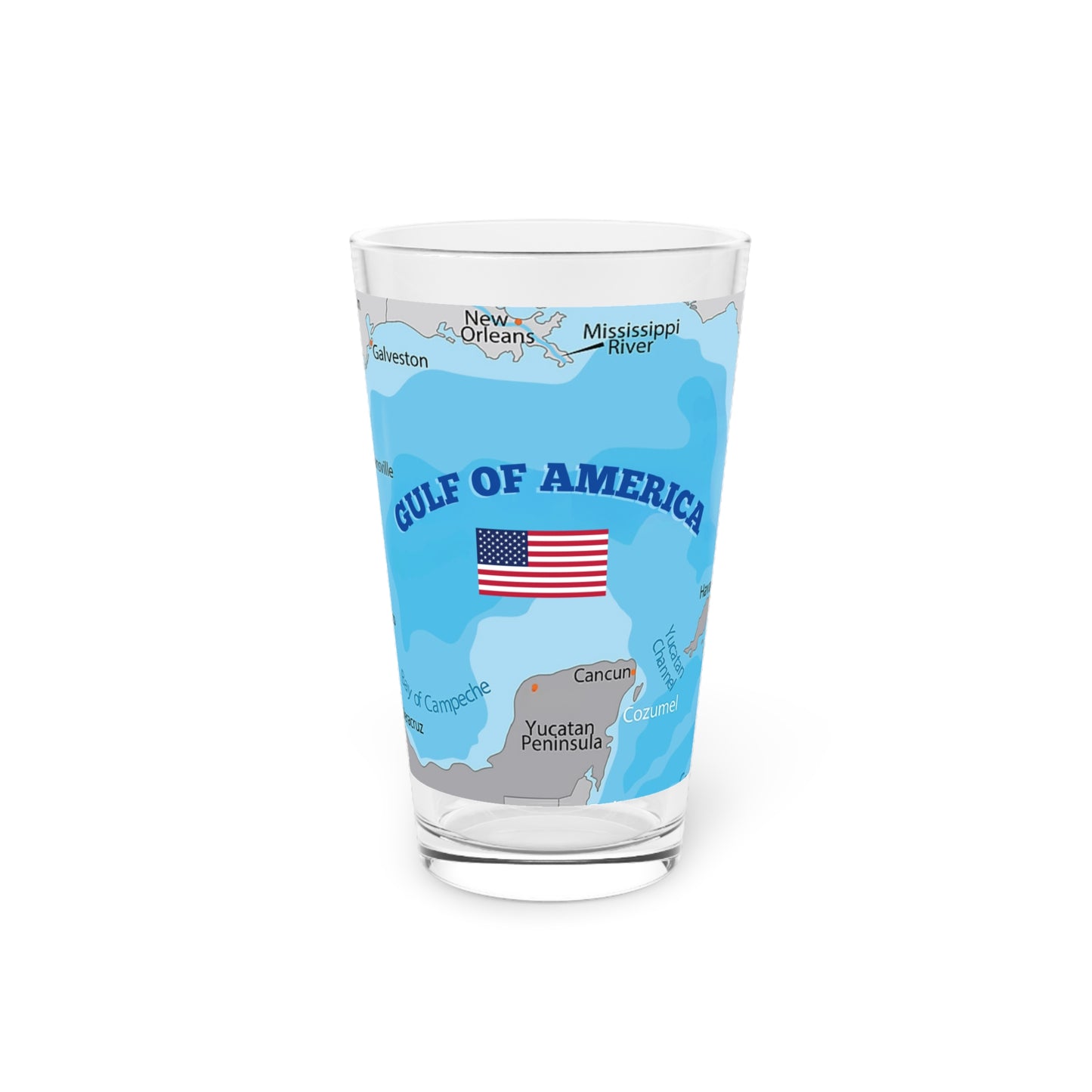 Gulf of America 16oz Pint Glass