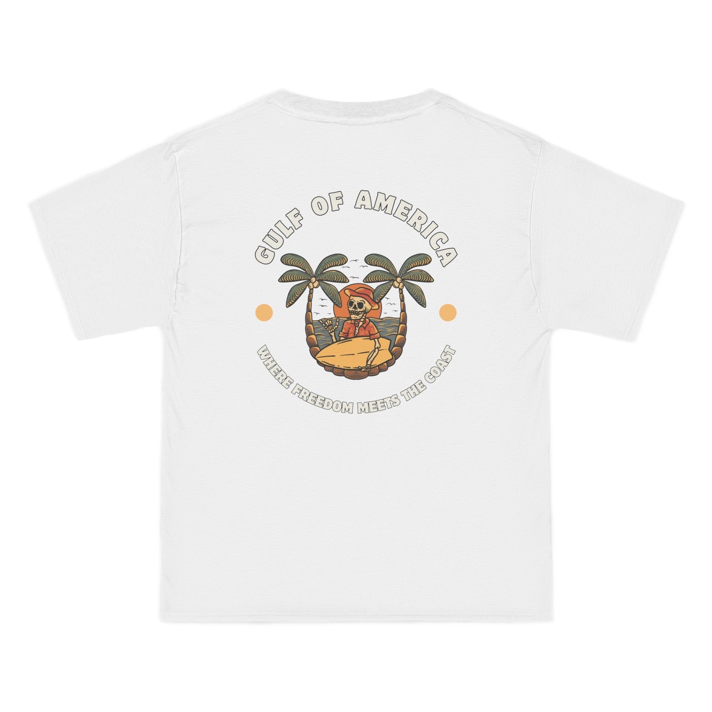 Where Freedom Meets the Coast - Heavyweight Graphic T-Shirt