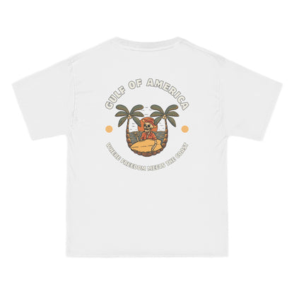 Where Freedom Meets the Coast - Heavyweight Graphic T-Shirt