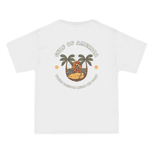 Where Freedom Meets the Coast - Heavyweight Graphic T-Shirt