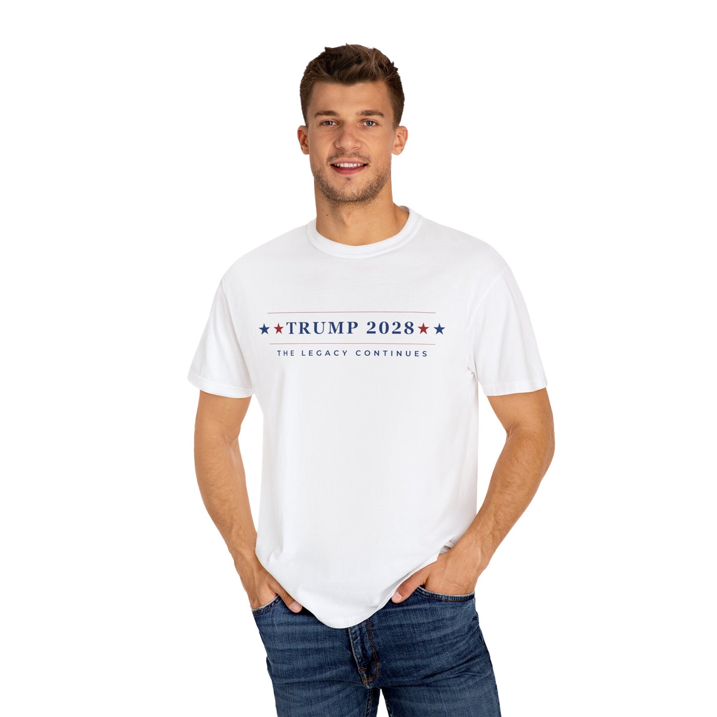 Trump 2028: The Legacy Continues - Unisex Garment-Dyed T-Shirt