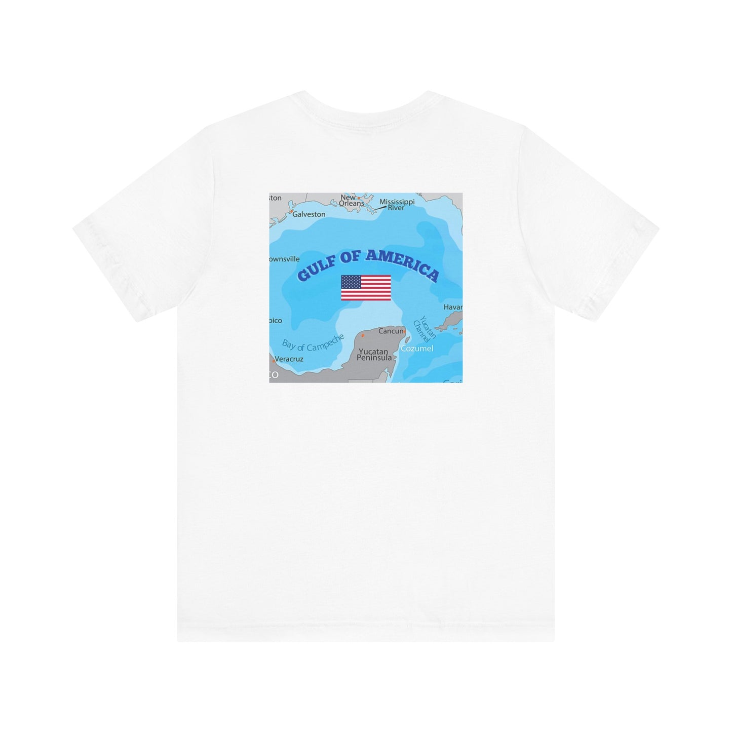 Gulf of America Graphic Tee - Unisex Jersey Short Sleeve T-Shirt