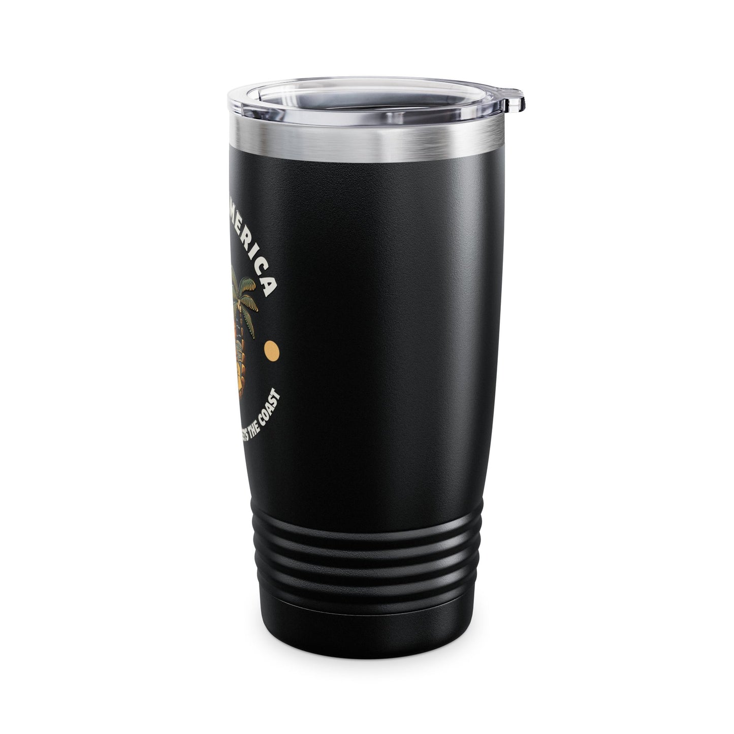 Where Freedom Meets the Coast - Ringneck Tumbler, 20oz