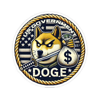 DOGE Squad Kiss-Cut Sticker