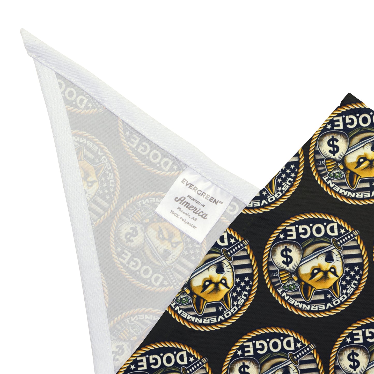 DOGE Squad Bandana - Fun Pawsitive Vibe for Pet Lovers