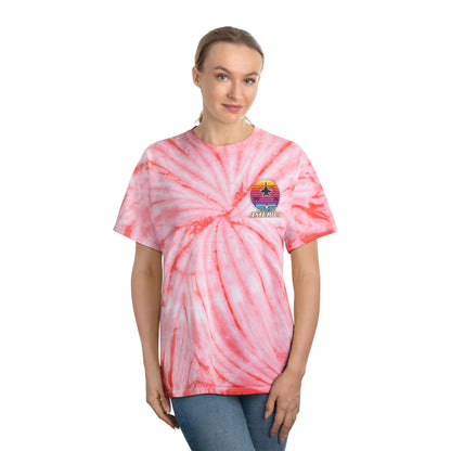 Neon Gulf of America - Tie-Dye Surf Design