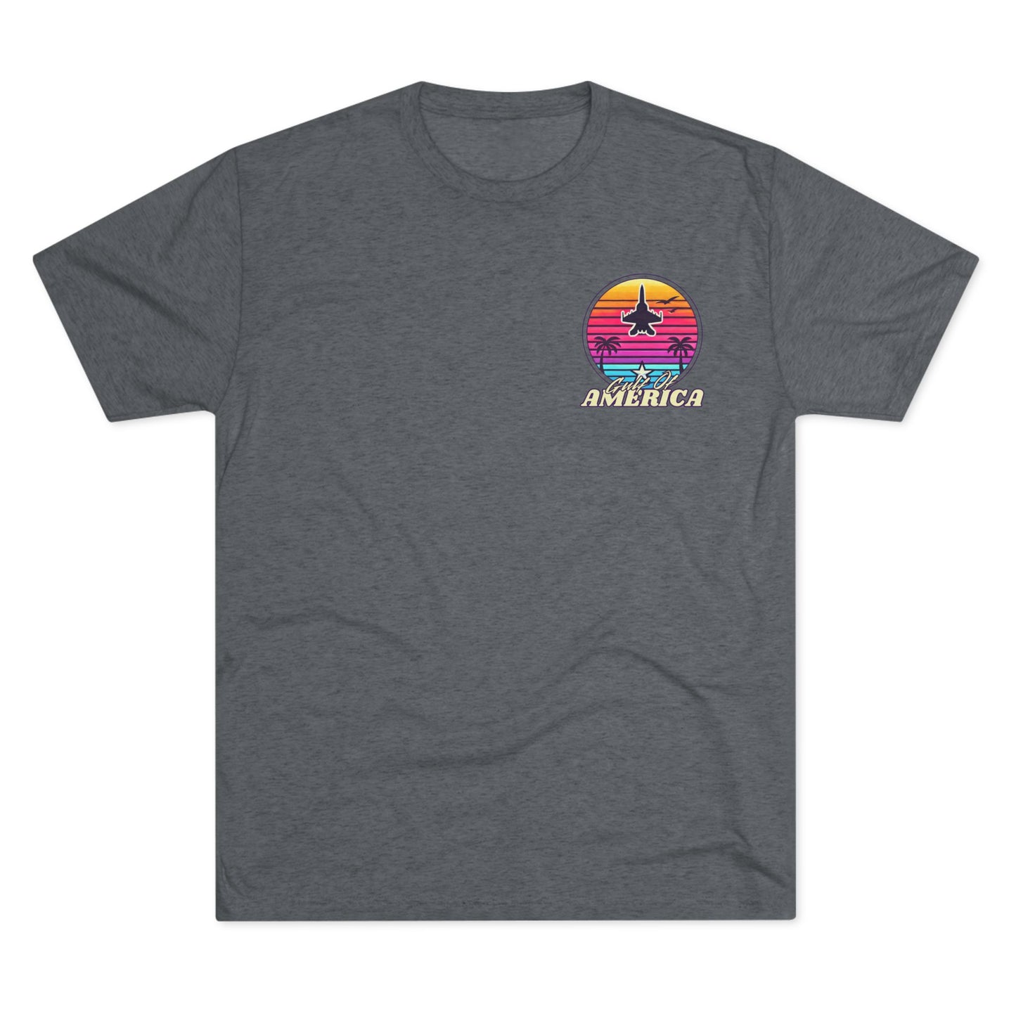 Neon Gulf of America - Unisex Tri-Blend Crew Tee
