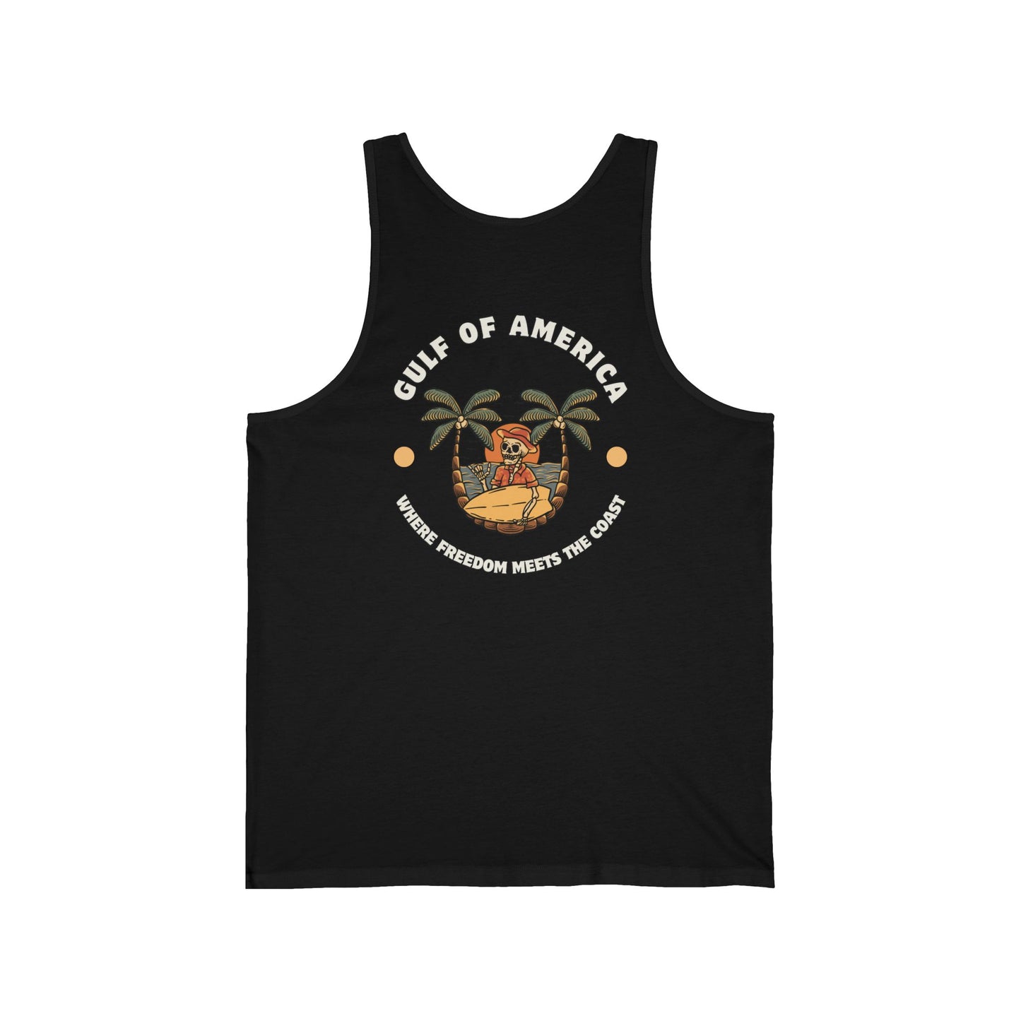 Where Freedom Meets the Coast - Unisex Jersey Tank