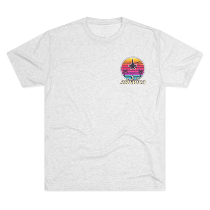 Neon Gulf of America - Unisex Tri-Blend Crew Tee