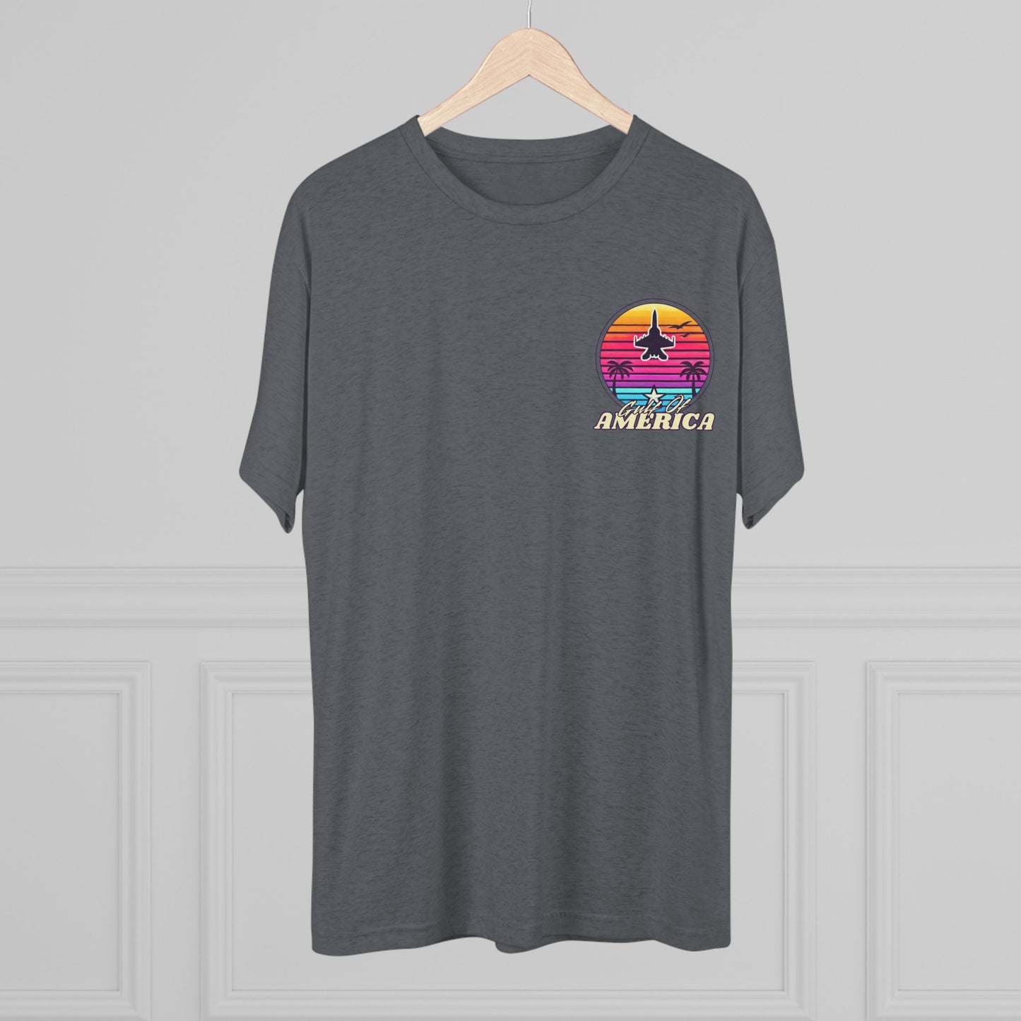 Neon Gulf of America - Unisex Tri-Blend Crew Tee