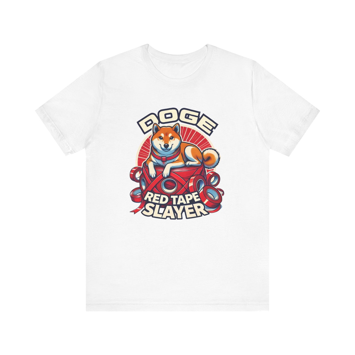 Red Tape Slayer Graphic Tee - Unisex Jersey Short Sleeve T-Shirt