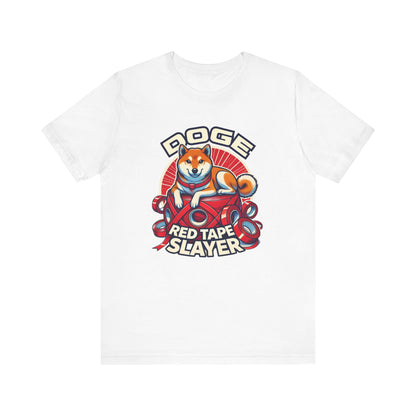 Red Tape Slayer Graphic Tee - Unisex Jersey Short Sleeve T-Shirt