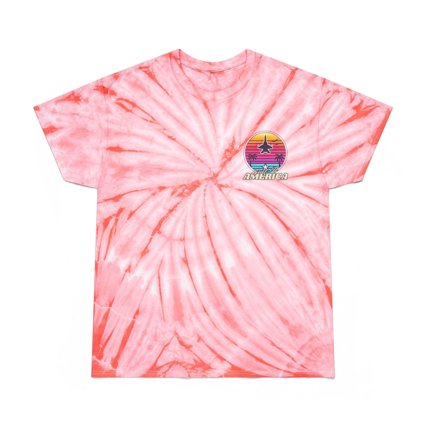 Neon Gulf of America - Tie-Dye Surf Design