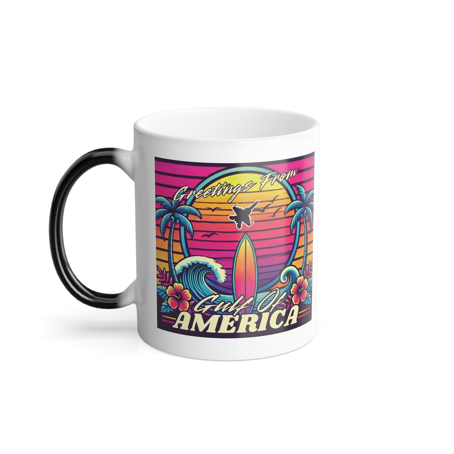 Neon Gulf Of America - Color Morphing Mug - 11oz