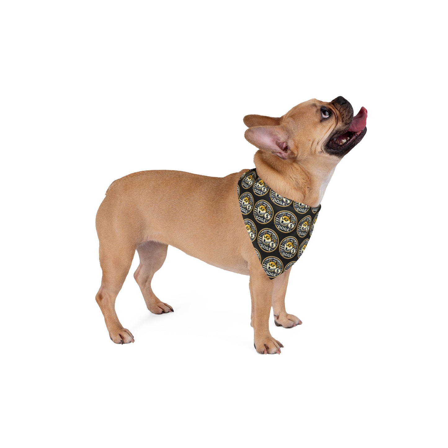 DOGE Squad Bandana - Fun Pawsitive Vibe for Pet Lovers