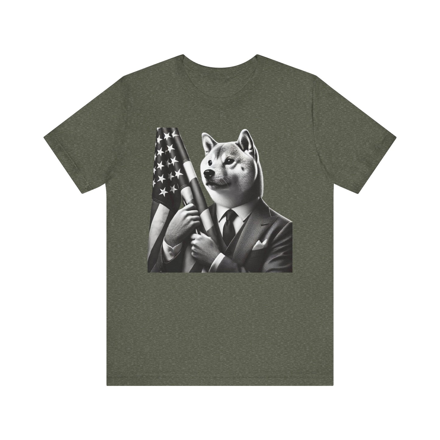 For Love of Doge and Country - Unisex Jersey Short Sleeve T-Shirt