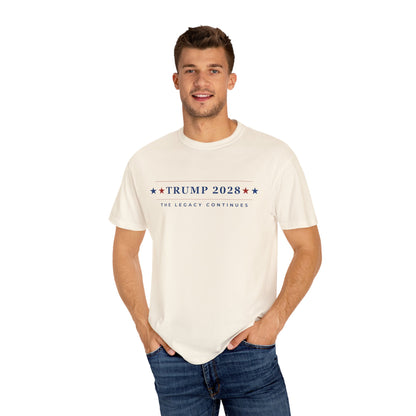 Trump 2028: The Legacy Continues - Unisex Garment-Dyed T-Shirt