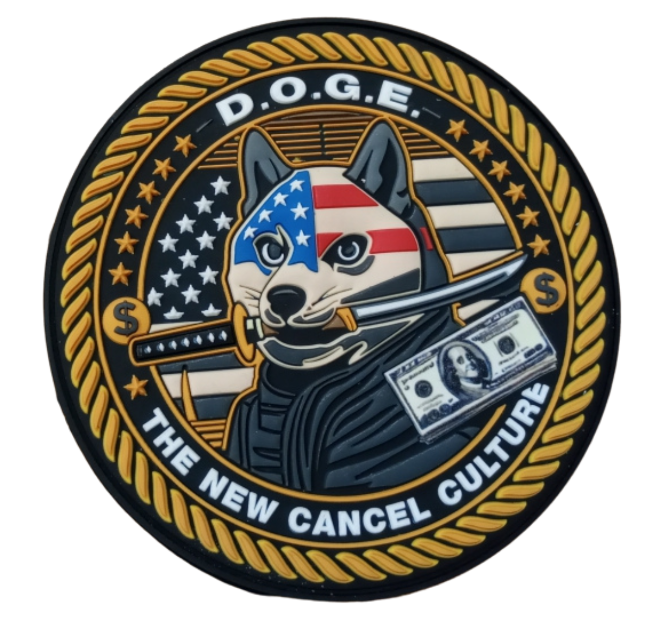 Doge News Official PVC Patch